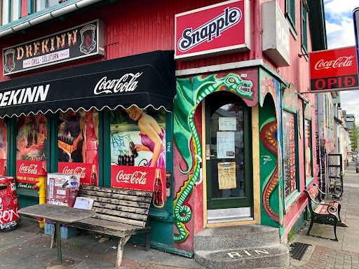 Storefront in Reykjavik, Iceland 